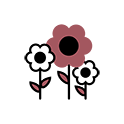 branded flowers icon
