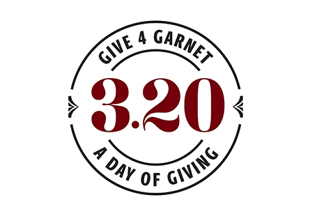 Give 4 Garnet Logo