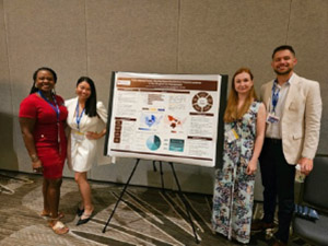 Left to right: Dr. Sheena Morris, Van Huynh, Svetlana Martin, Logan Brown.