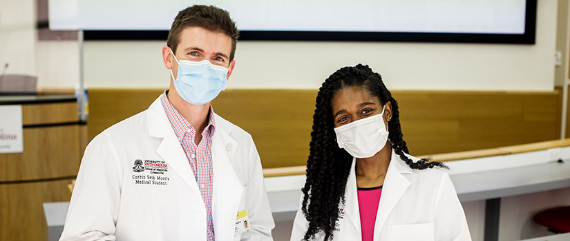 students of UofSC school of medicine Greenville