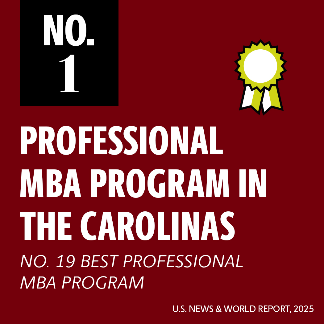 Number 1 PMBA in the Carolinas and number 19 in the U.S.; U.S. News and World Report 2025