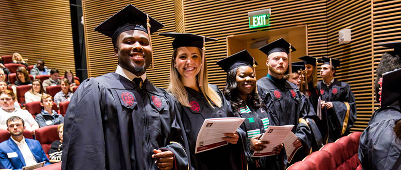 Image of master's graduates from December 2023