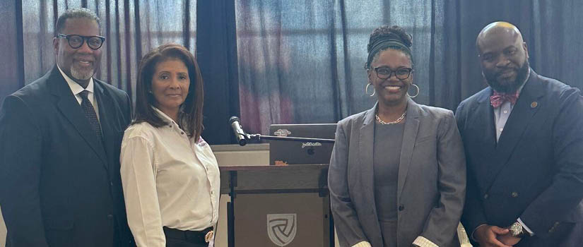 Image of Lester A. McCorn, Tracy Dunn, Deborah Hazzard and Ifeanyi Ugboaja