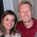 photo of Hannah Marcheschi and Keenan Smith sitting