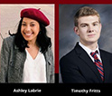 Ashley Labrie and Timothy Fritts headshots