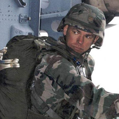 Dave Duffy in army uniform
