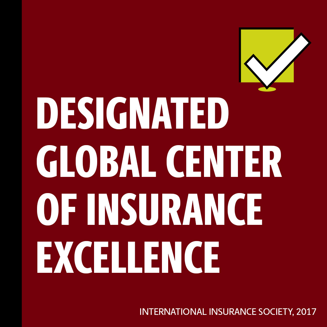 Designated Global Center of Insurance Excellence International Insurance Society, 2017
