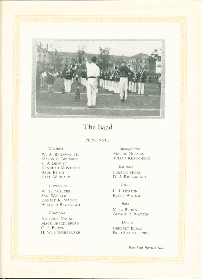 the band 1929