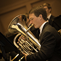 Wind Ensemble brass student
