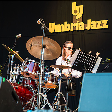 Colleen Clark performs at Umbria Jazz Festival in 2025