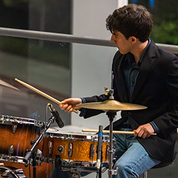 jazz combo percussionist