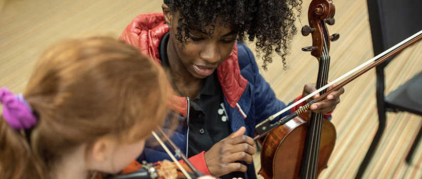 USC String Project students