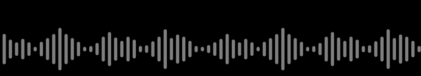 Audio waveform graphic