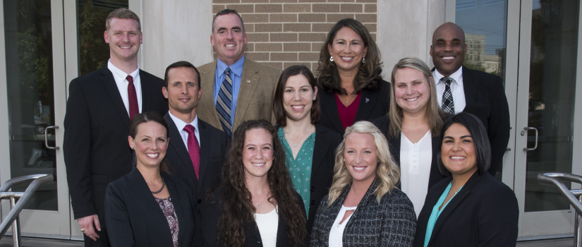 Athletic training faculty and staff members posing