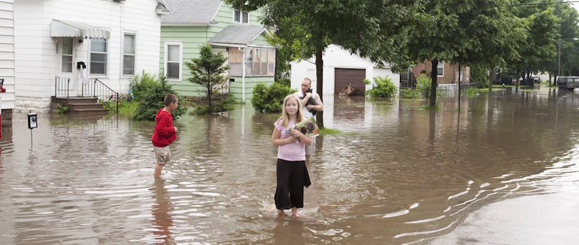 kids flooding