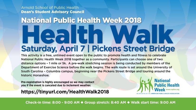 National Public Health Week 2018 Health Walk