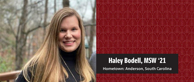 Headshot of MSW student Haley Bodell