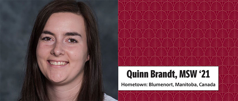 Headshot of MSW student Quinn Brandt