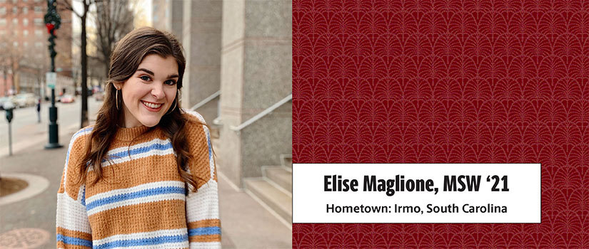 Master of Social Work student Elise Maglione