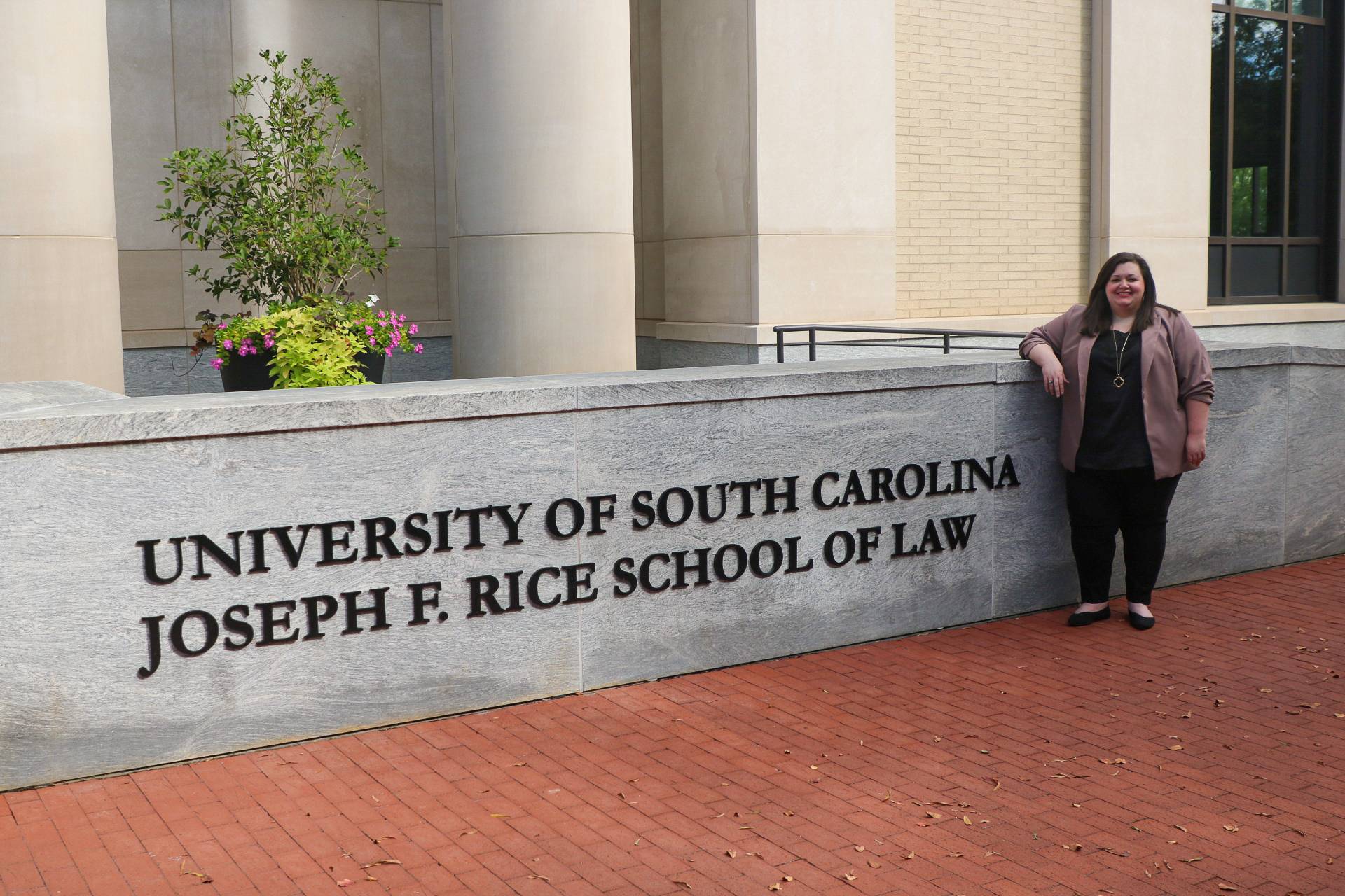 mcgrady at the law school sign