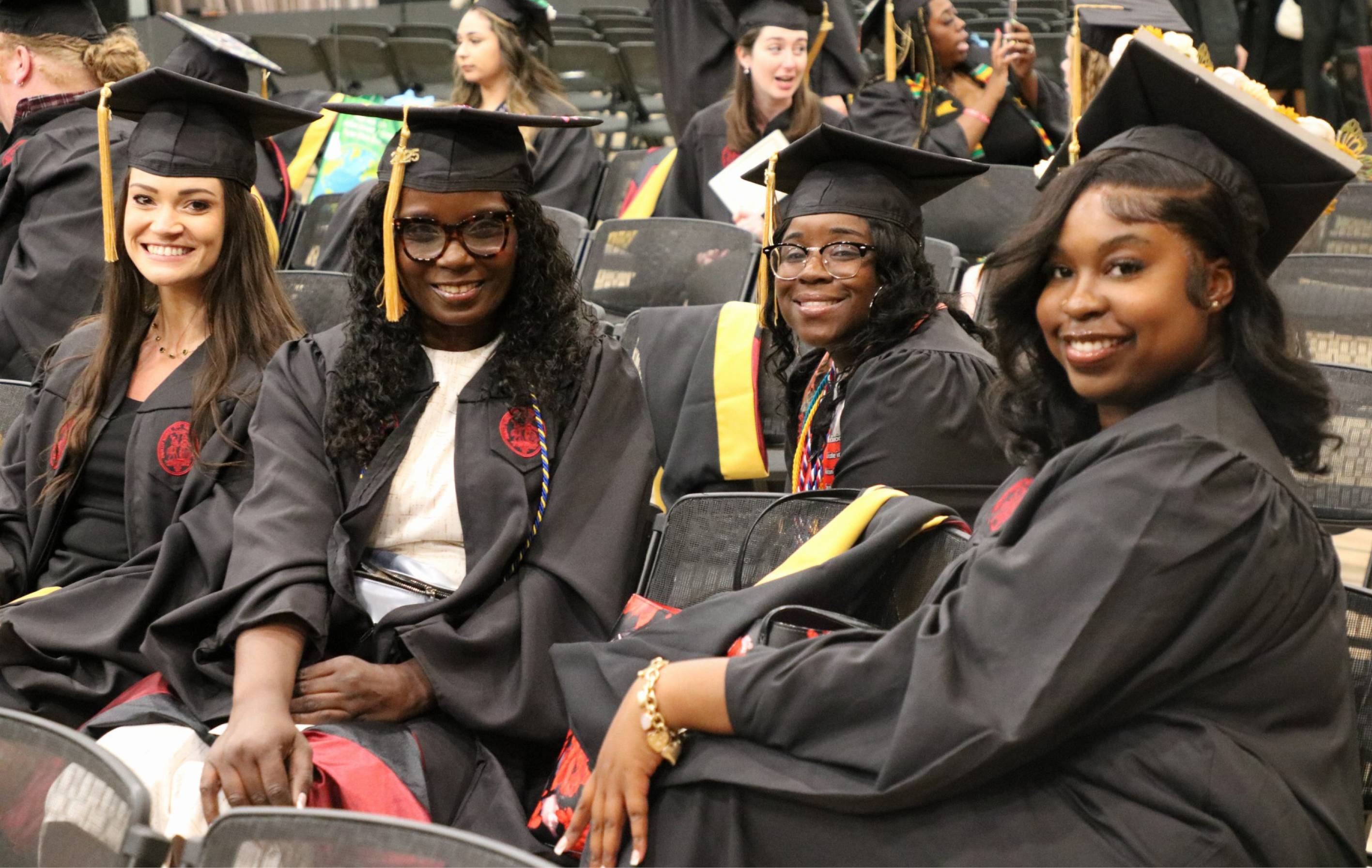 Social Work graduates at Hooding and Cording