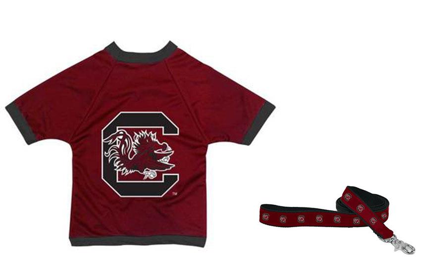 For the dog-lover: If you have a friend or family member who treats their beloved pup like a child, a dog football jersey and UofSC leash make for the perfect gifts for them and their furbaby. 