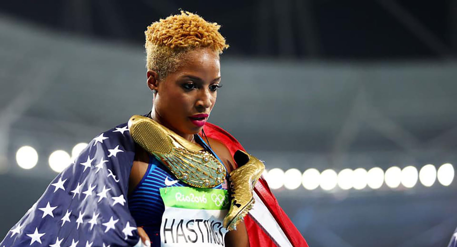 Natasha Hastings at the 2016 Rio Olympics