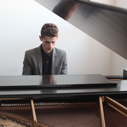 Lonnie Russell playing piano
