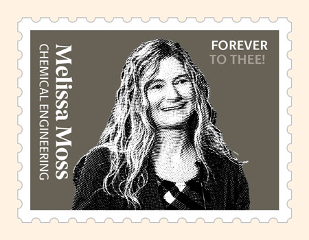 Melissa Moss postage stamp
