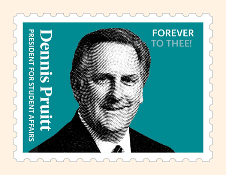 Dennis Pruitt postage stamp