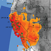 California marine history map