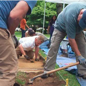 Archeology volunteers