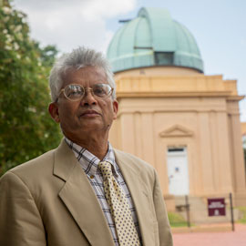 Astronomy and physics professor Timir Datta