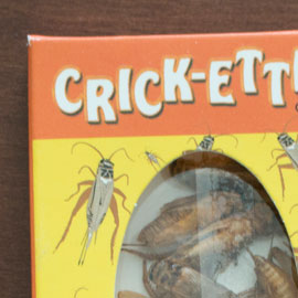 Freeze-dried crickets