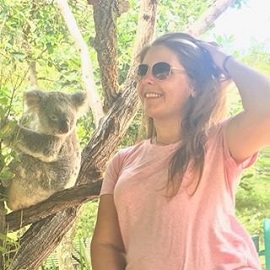 Cassie and Koala