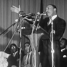 Martin Luther King speaks in Charleston in 1967