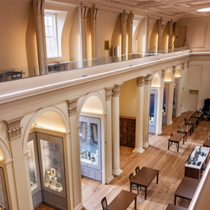 view of the reading room of the South Caroliniana library