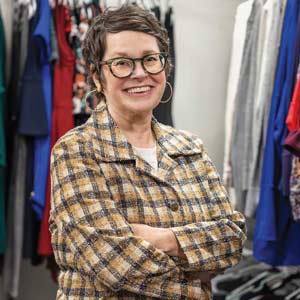 Rachel Brasell smiles for the camera at the Gamecock CommUnity Shop