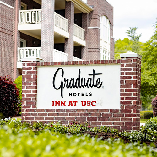 sign at the Graduate Hotel