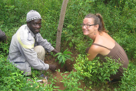 Chrissie Faupel was a Peace Corps volunteer in Senegal