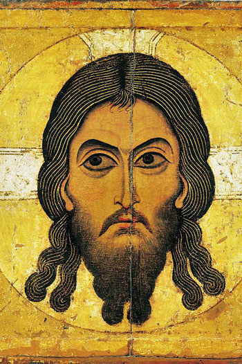 Acheiropoietos painting of Christ