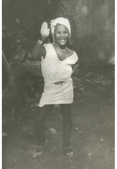A photo of Gabriela Castillo in Cuba as a child. (Afro Latina Alumna Works to Expand Representation of Caribbean Culture in Theater)