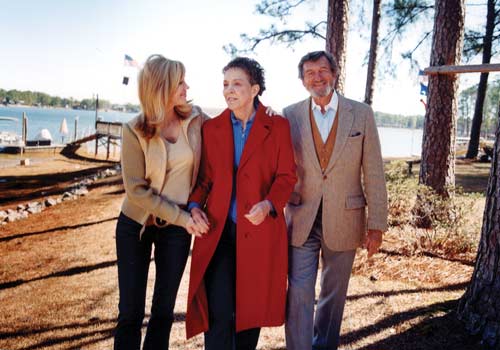 Leeza Gibbons with her parents, Jean and Carlos Gibbons