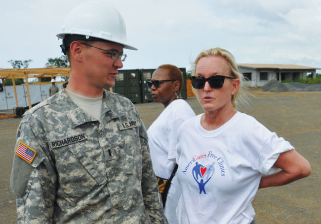 Katy close in Haiti.