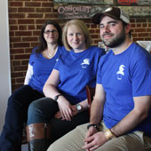 Midlands Craft Beer Supporters Nick McCormac, Whitney McCormac and April Blake promote Soda City Suds Week during a bottle share event at Craft and Draft, a Columbia craft beer retailer.
